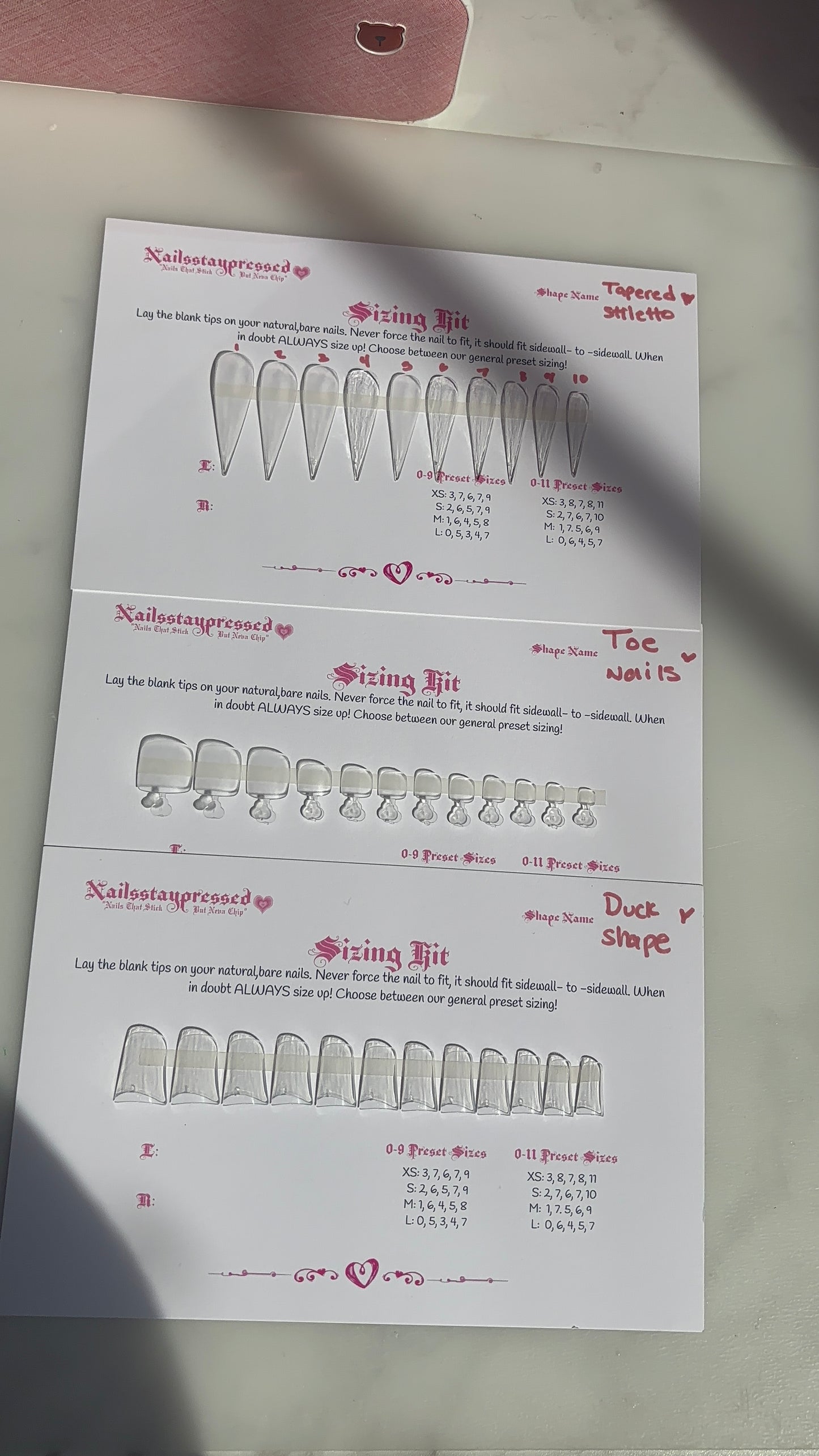 Sizing Kits